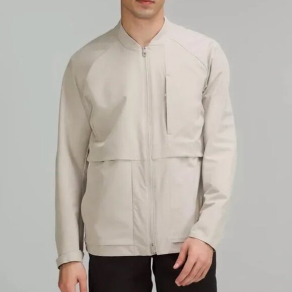 Lululemon Tan Warp Light Bomber Jacket - Picture 1 of 9